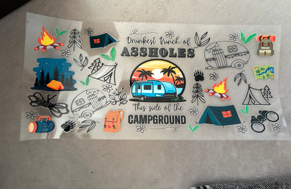 Assholes on Campground Tumbler